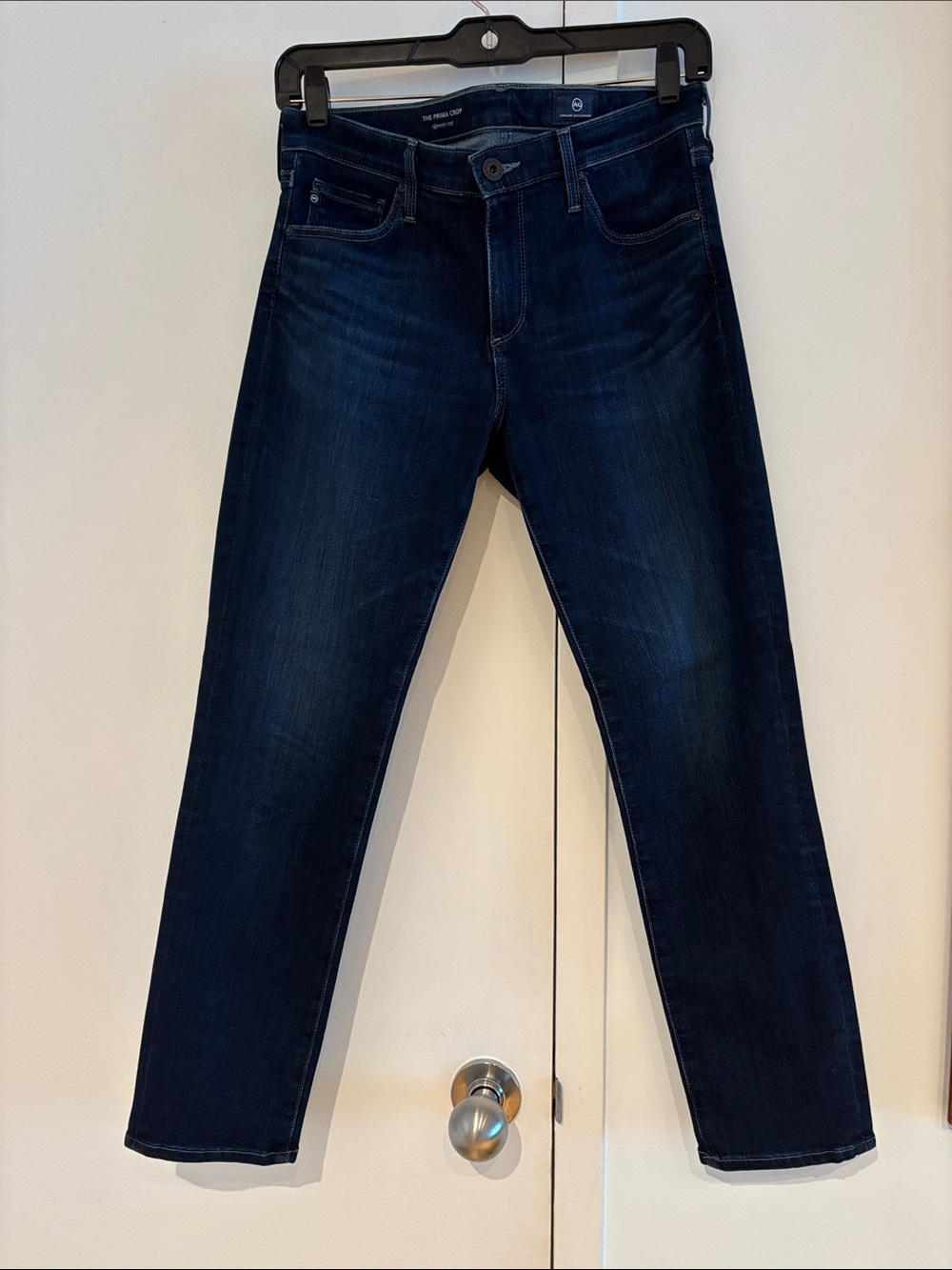 Ag Adriano Goldschmied Women's Dark Blue Slim Jeans